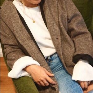 Oversize Brown Blazer from Korea (one size)